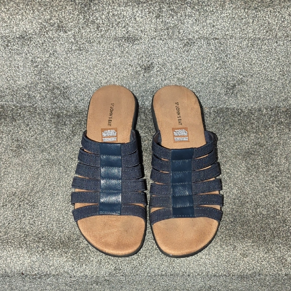 St. John's Bay Navy Sandals